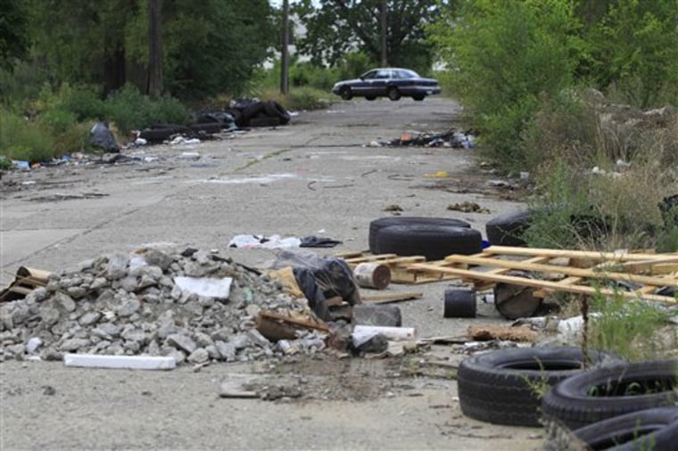 Abandoned lots, alleys and neglected parks in Detroit used to be a favorite destination for discarded tires and trash. But over the past few months they have become dumping grounds for the dead.
